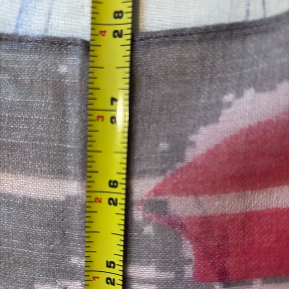 Moma Artistic Floral Scarf - Red, Pink, Green - Picture 6 of 7